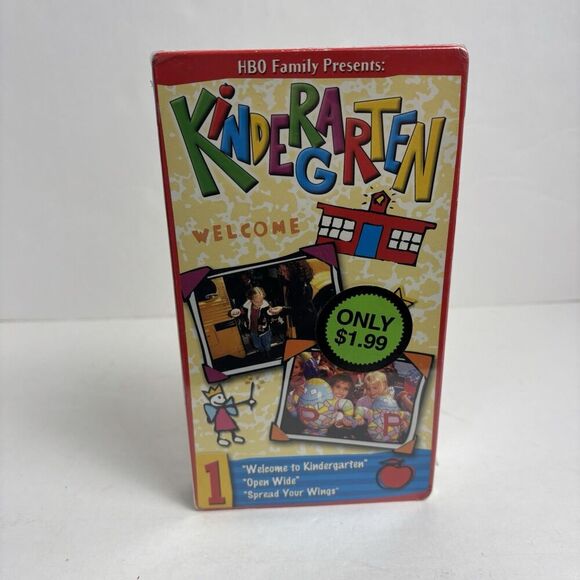 HBO Family Welcome To Kindergarten VHS Tape Sealed Vol-1 Ep-1-3 - Picture 1 of 6